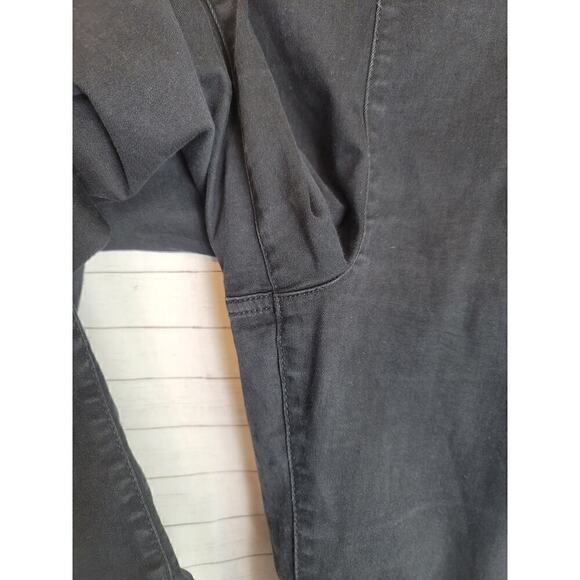 WE THE FREE PULL ON STRAIGHT LEG BLACK RINSE JEANS, SZ LARGE - Picture 4 of 14